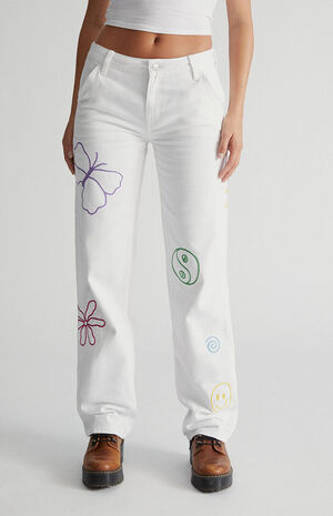 Graphic Low Rise Carpenter Pants image number 1