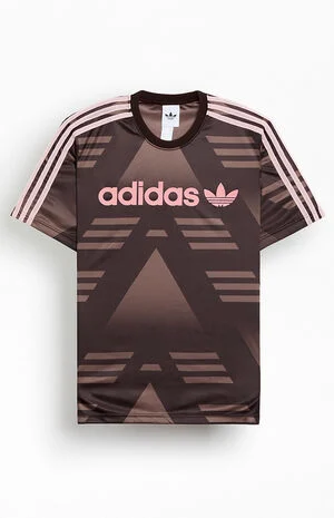 Brown Sponsored Short Sleeve Jersey image number 1