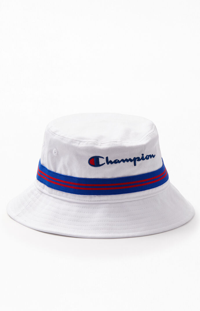 champion white bucket hat