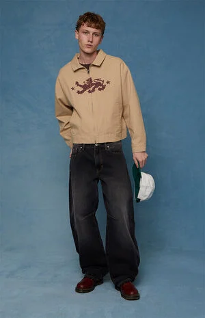 Mason Baggy Barrel Jeans Dart Black image number 1