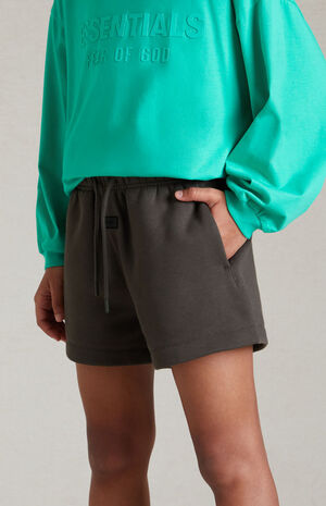 Essentials Ink Fleece Running Shorts image number 4