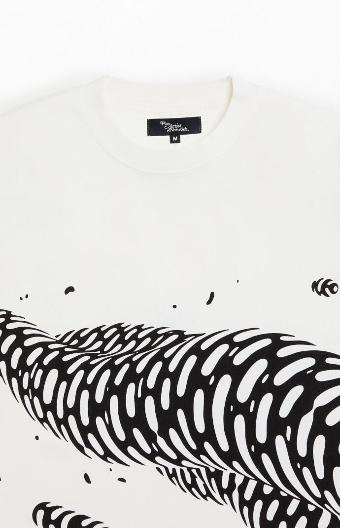 PacSun Pac Artist Network x Brendan Monroe Spiral T-Shirt