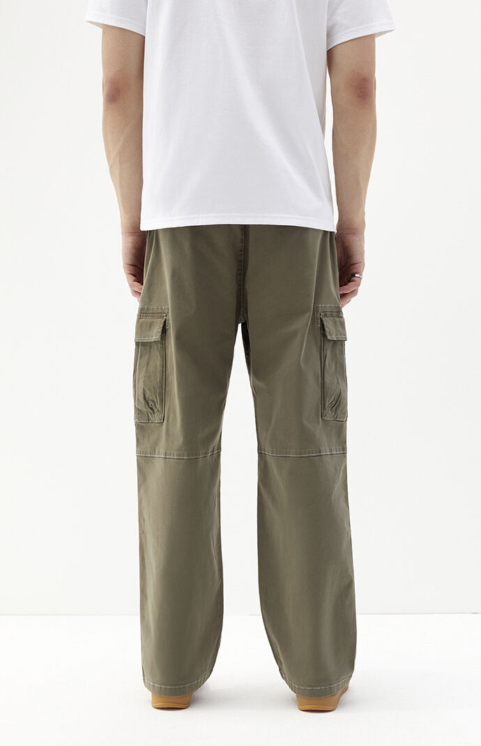 Pacsun Olive Baggy Cargo Pants | PacSun