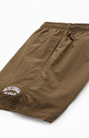 Brown Collegiate 6" Swim Trunks image number 4
