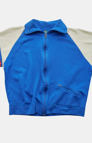'70s Striped Zip Up Jacket image number 3