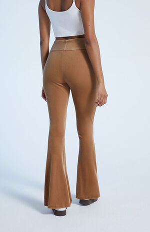 Recycled Heritage Now Velvet Flare Leggings image number 4