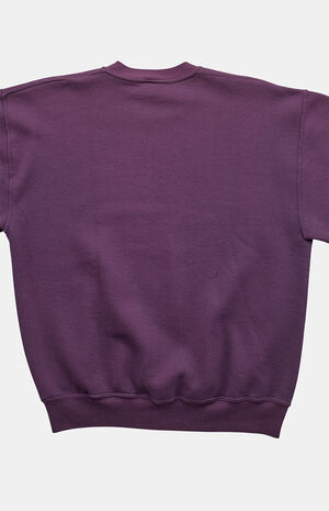 Purple '90s Russell Crew Neck Sweatshirt image number 4