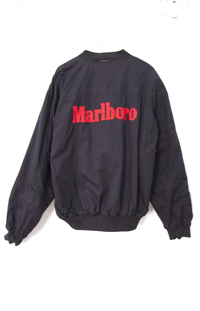 90's Marlboro nylon jacket Size L Red vintage [Used VG