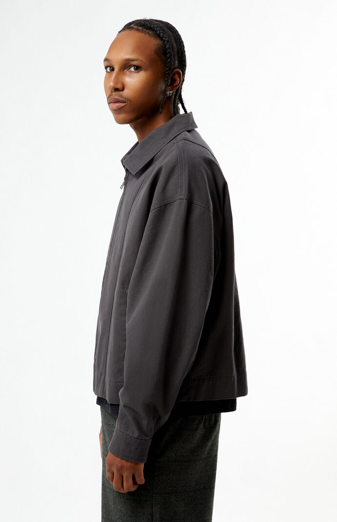 Pacsun Gray Double Seams Gas Jacket | Pacsun