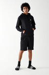 Black Essential Hoodie Black Essential Hoodie image number null