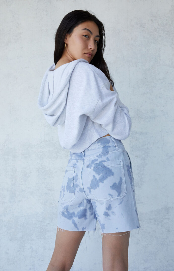 Tie Dye Boyfriend Carpenter Shorts