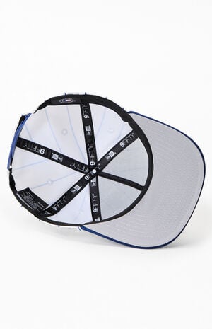 LA Dodgers 9FIFTY Satin Pinstripe Snapback Hat image number 5