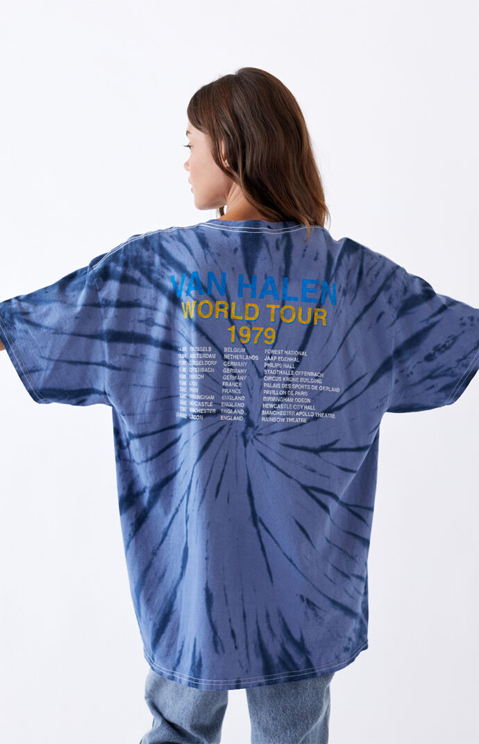Tie-Dyed Van Halen Boyfriend T-Shirt