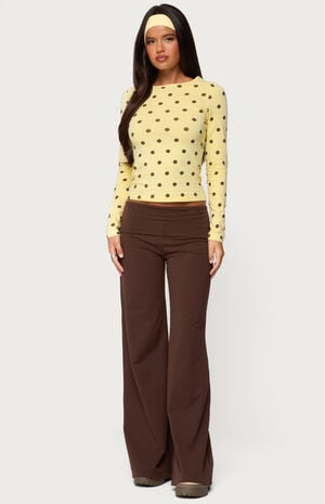 Maricelle Polka Dot Long Sleeve T-Shirt image number 5