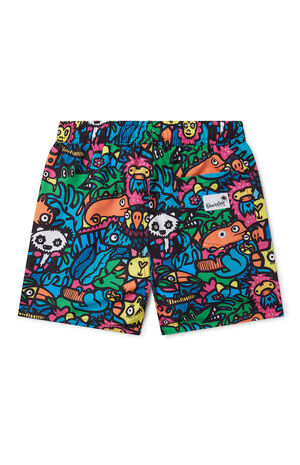 Kids Munday Jungle 5.5" Swim Trunks image number 2