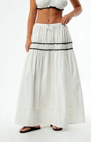 Tiered Midi Skirt image number 1