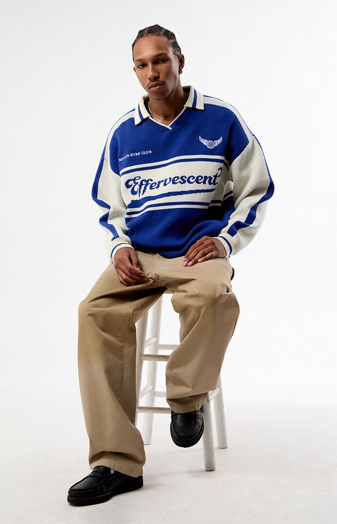 Pacsun Effervescent Knit Polo Sweater