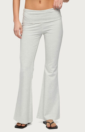 Petite Naomi Foldover Flared Leggings image number 2