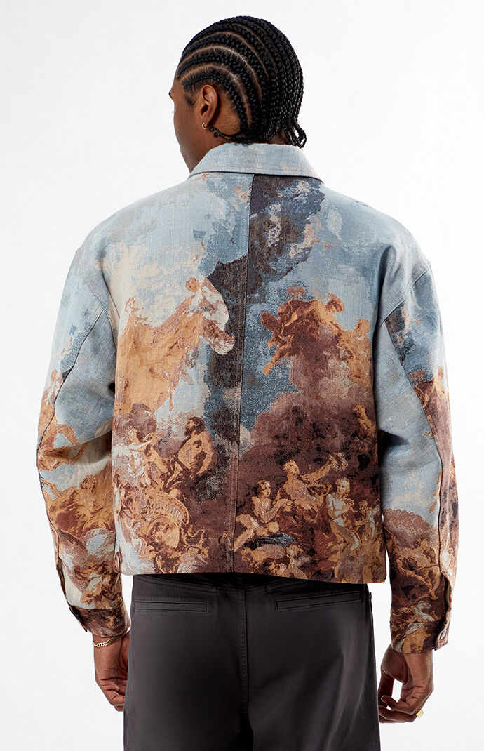 ★関税込★ROMANTIC CROWN★ROMANTIC STREET JACQUARD JACKET ◇ROMANTIC CROWN◇ STREET JACQUARD JACKET (2色) unisex