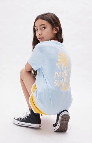 Blue Palm Tree T-Shirt image number 2