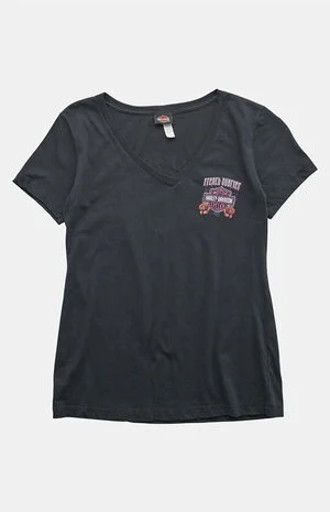 2000s Harley Davidson V-neck Baby Graphic T-Shirt image number 1