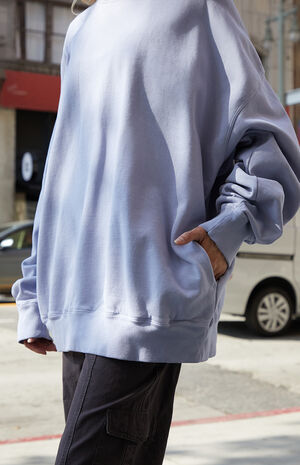 Light Blue Erica Crew Neck Sweatshirt image number 2