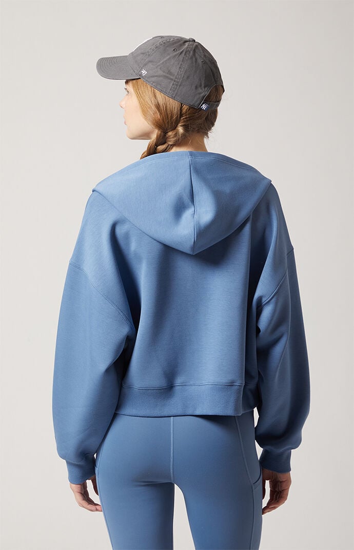 PAC 1980 Active Sweat Alta Modal Cropped Zip Up Hoodie