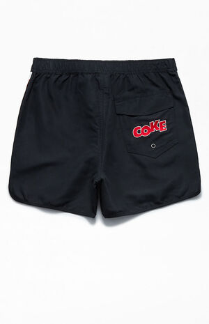 By PacSun Checkerboard 15" Scalloped Swim Trunks image number 2