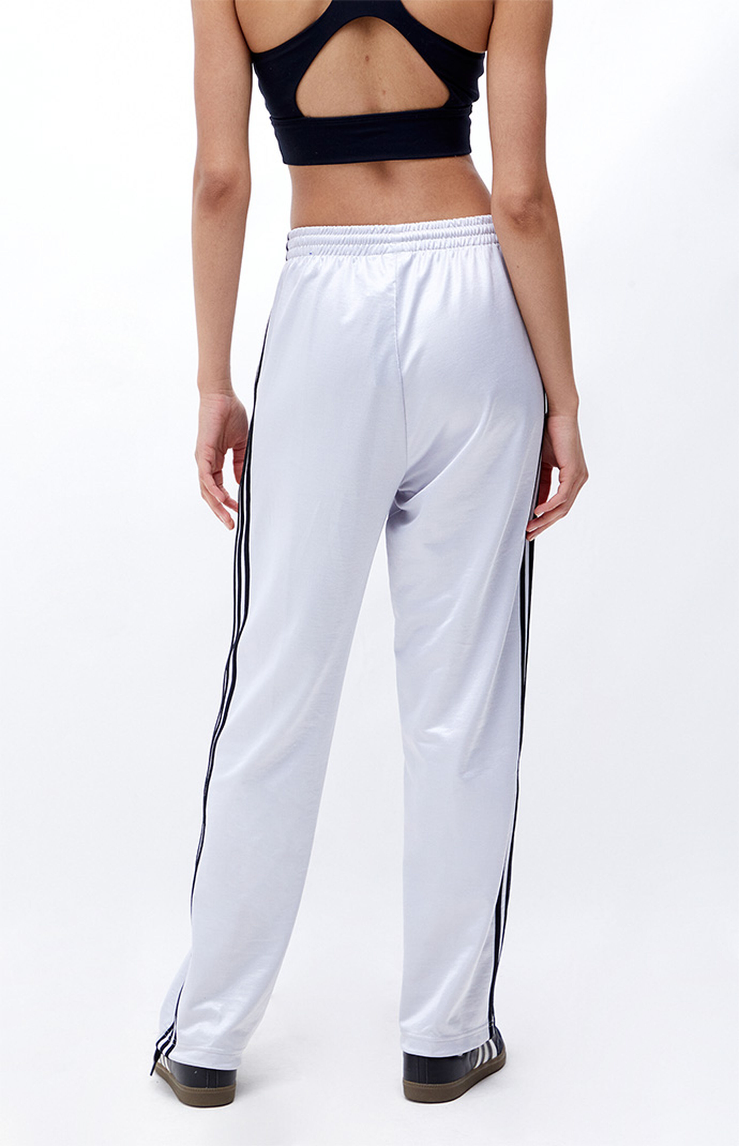adicolor classics high shine straight leg track pants
