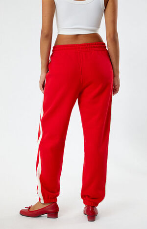 Rose Reverse Weave Sweatpants image number 4