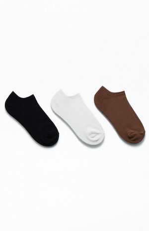 3 Pack Basic No-Show Socks image number 2