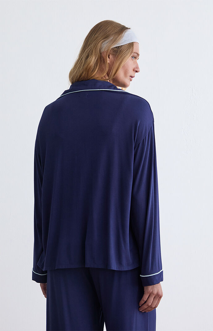 PS GOODNIGHT Long Sleeve Button Up Pajama Shirt