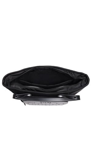 Black Pocket Large Tote Bag image number 8