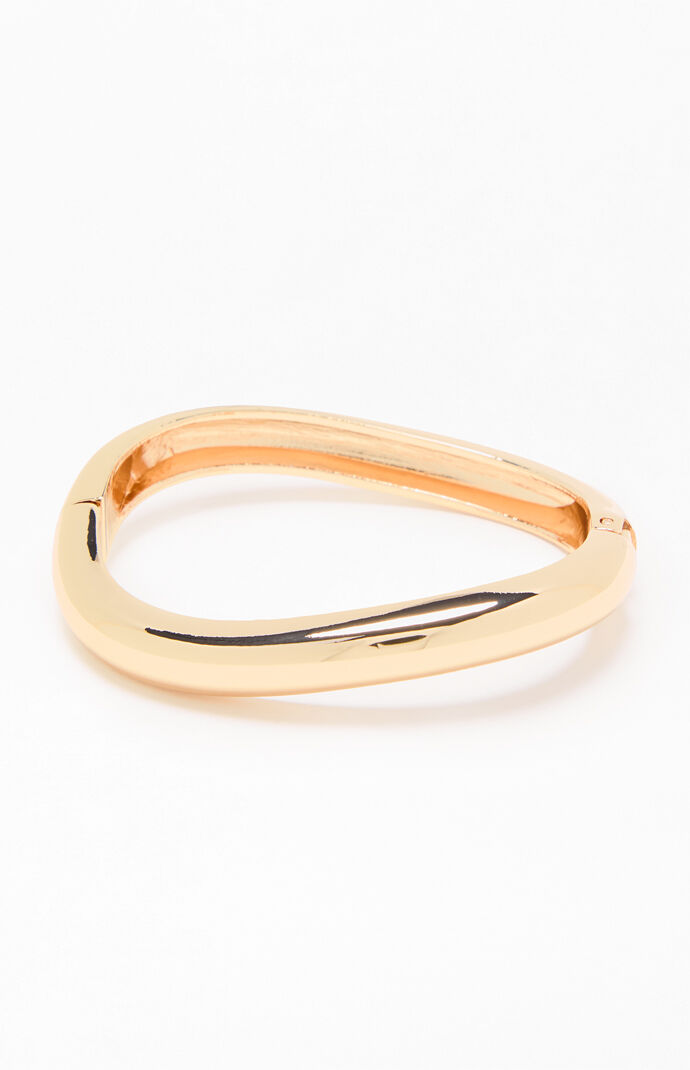 John Galt Gold Bangle Bracelet