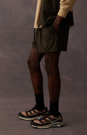 Off Black Running Shorts image number 5