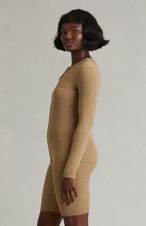 Women&rsquo;s Dune Ribbed Knit Biker Shorts image number 4