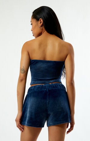 By PacSun Velour Tube Top image number 4