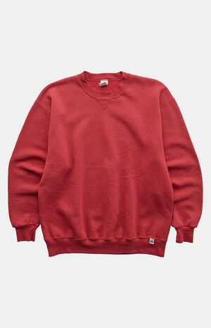 Red '90s Russell Crew Neck Sweatshirt image number 1