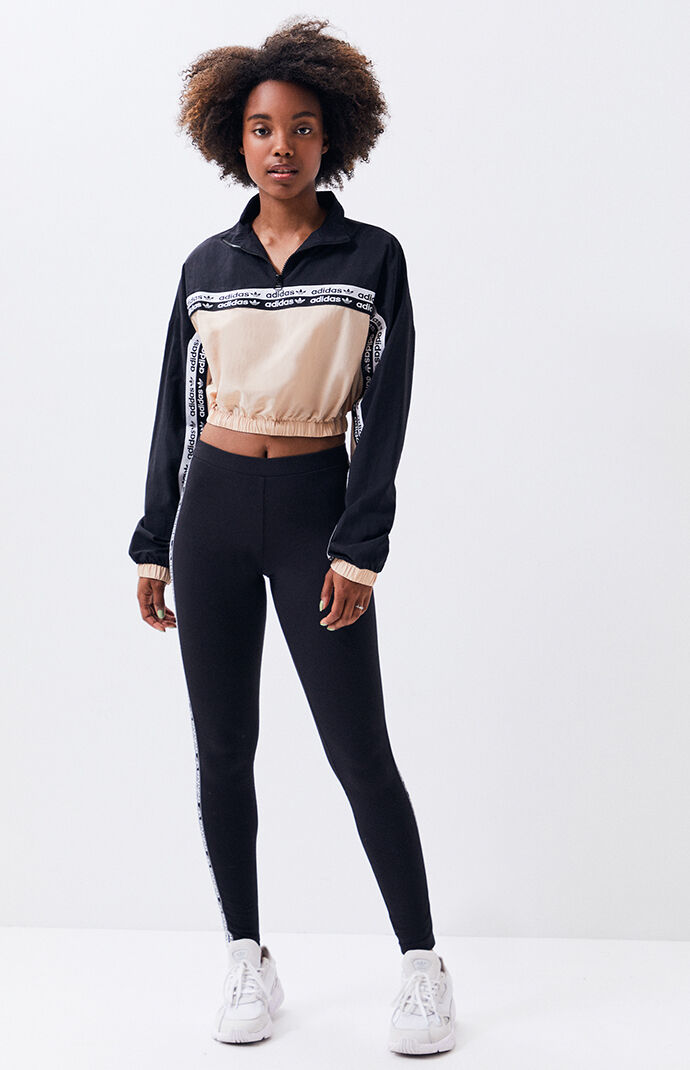Adidas Cropped Windbreaker Jacket Pacsun