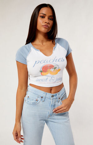 Peaches Raglan T-Shirt image number 1