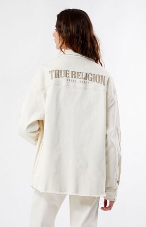 x Playboy Embroidered Oversized Trucker Jacket image number 5