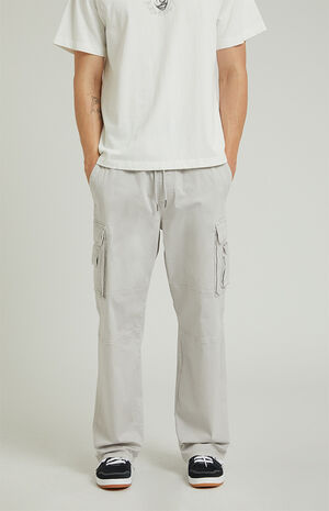 Gray Baggy Cargo Pants image number 1