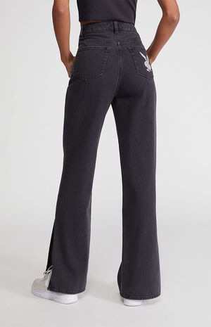 By PacSun Black Boyfriend Jeans image number 4