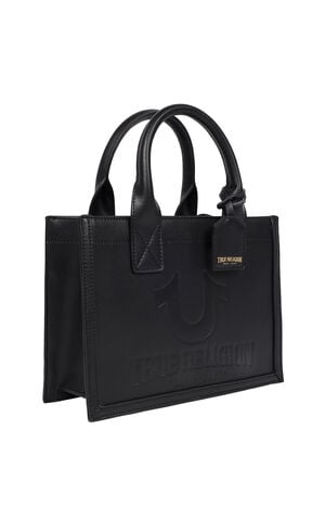 Debossed Logo Modern Tote Bag image number 2