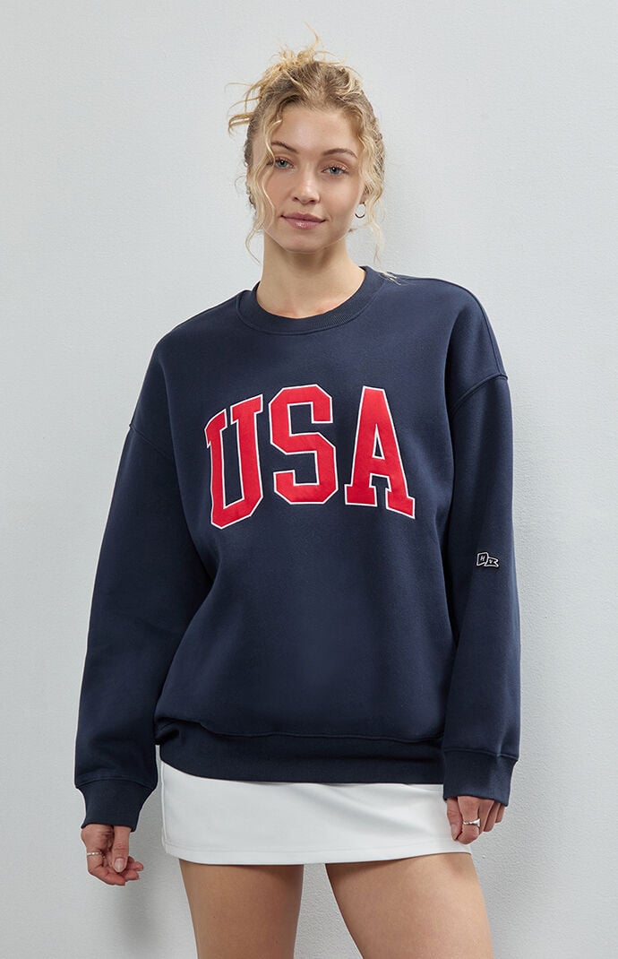 HYPE & VICE USA Offside Crew Neck Sweatshirt | Pacsun