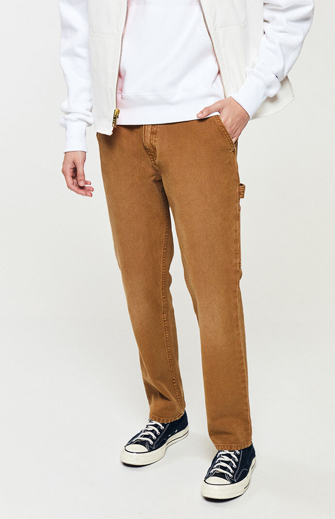 tan carpenter pants