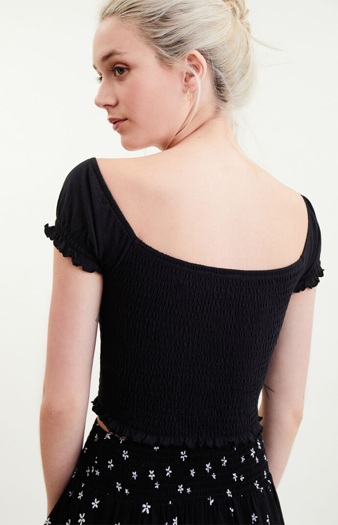 Smocked T-Shirt