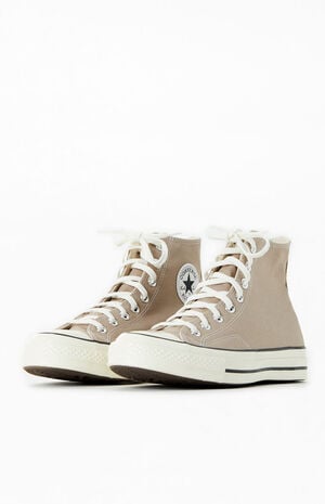 Tan Chuck 70 High Top Shoes image number 2