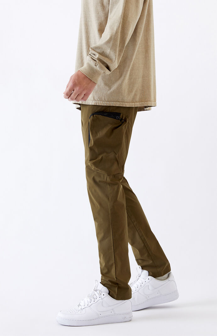 pacsun olive cargo pants
