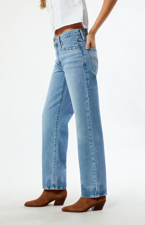 Light Indigo Riveting '94 Baggy Jeans image number 3